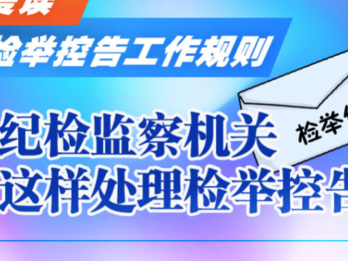 纪检监察机关处理检举控告工作规则（第八章）